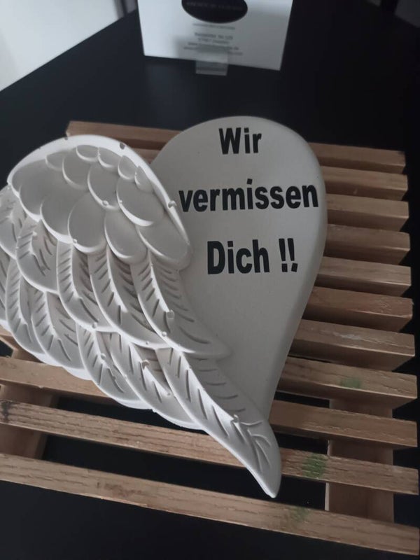 Trauerherz Grabschmuck