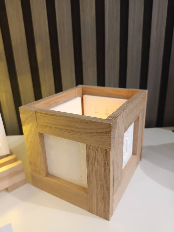 Holz Laterne Anker