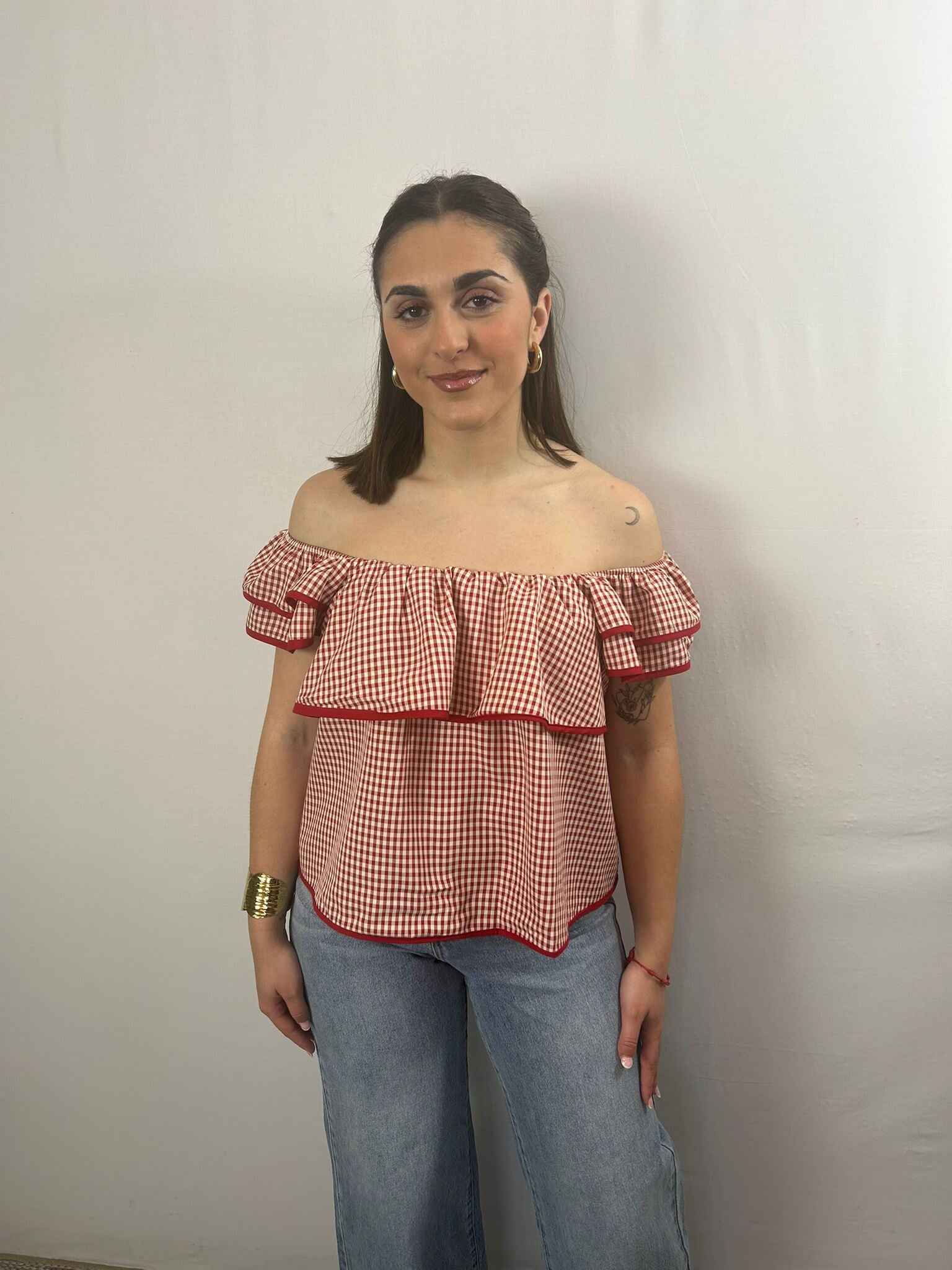 Blusa cuadros vichy