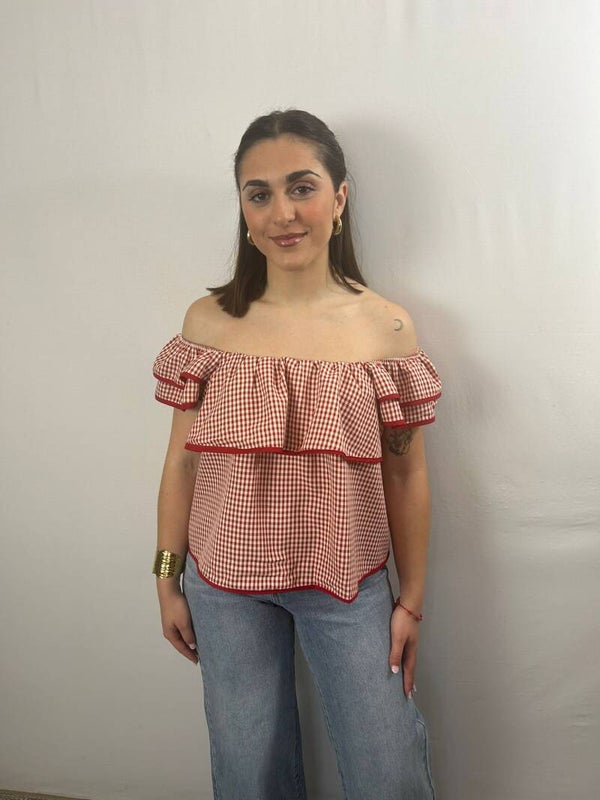 Blusa cuadros vichy