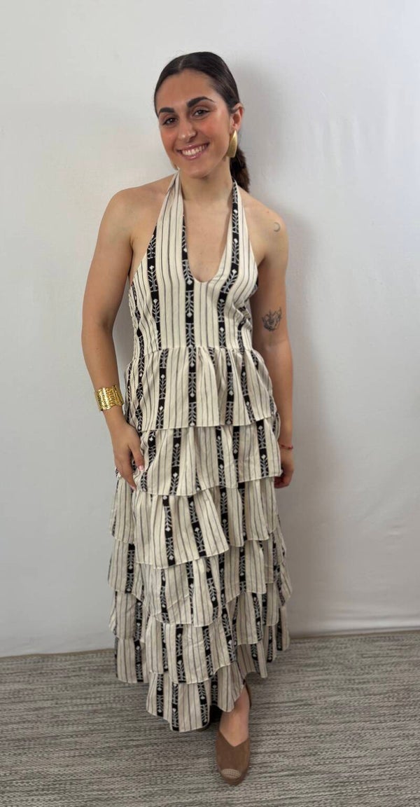 Vestido escote halter