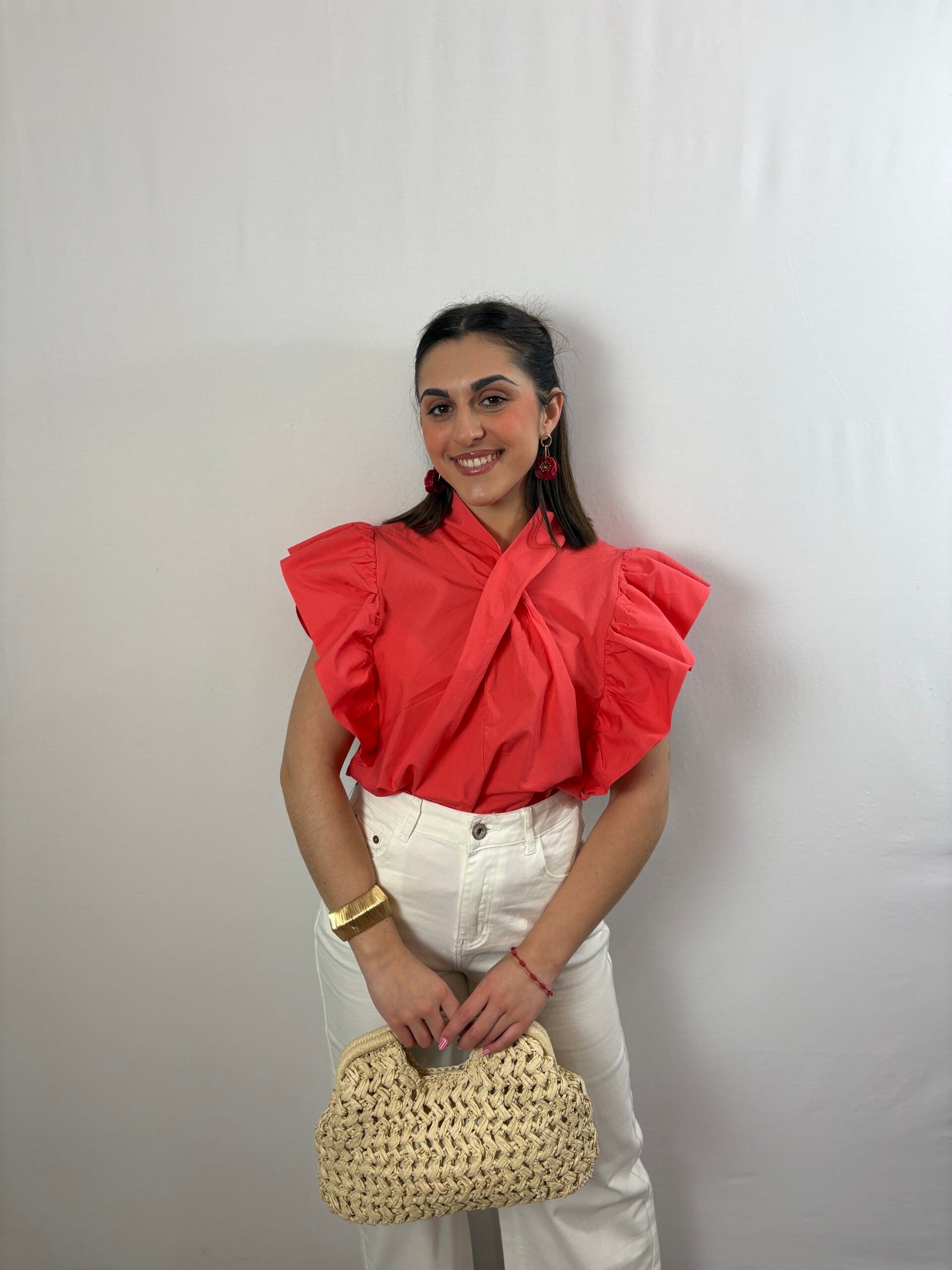 Blusa escote envolvente