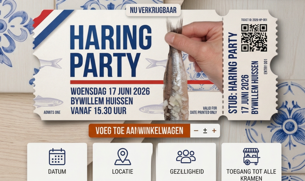 Ticket Haringparty 2026