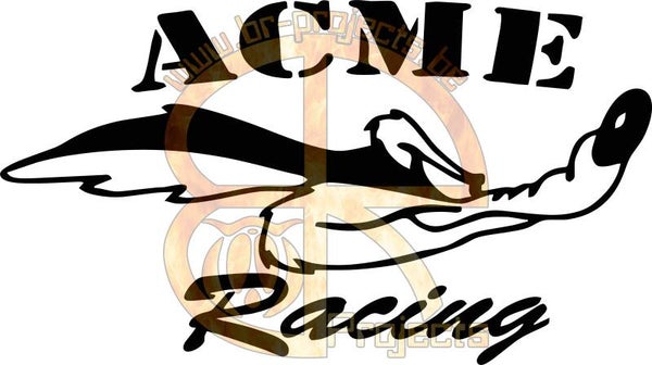 Car sticker ACME Racing