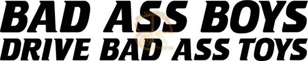 Car sticker Bad ass boys