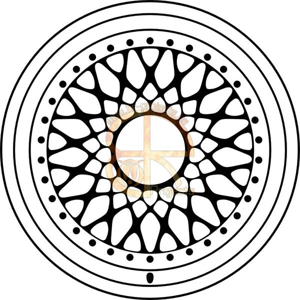 Car sticker BBS Velg