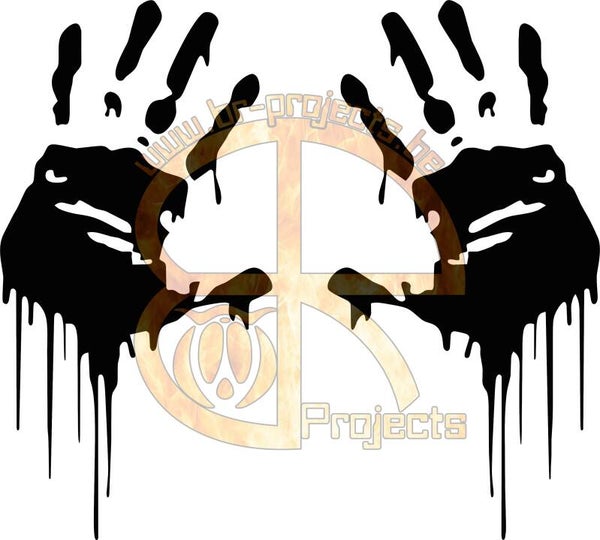 Bloody hands Sticker
