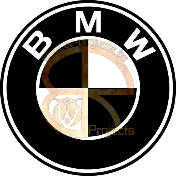 Car sticker BMW logo