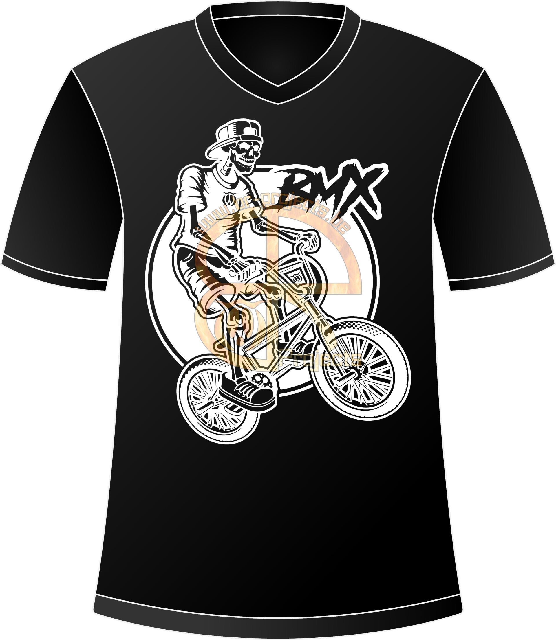 BMX skull rider