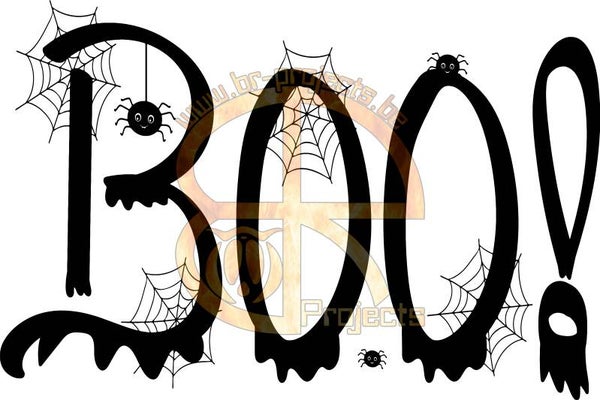 Boo sticker