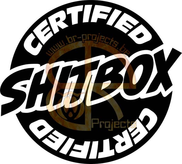Car sticker Certified shitbox