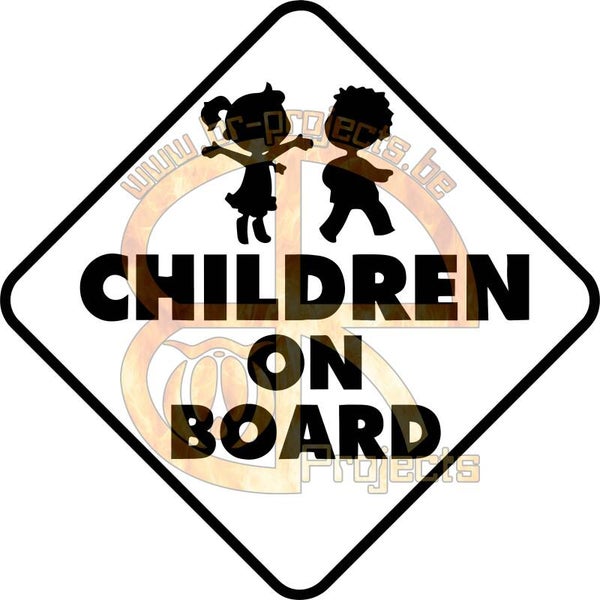 Car sticker Children on board