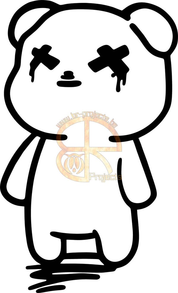 Car sticker Cool bear 2