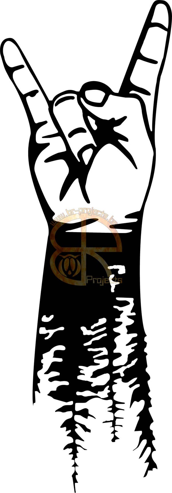 Car sticker Cool hand