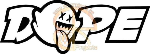 Car sticker Dope