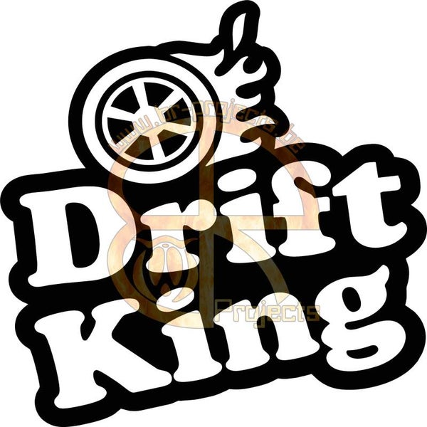 Car sticker Drift King 2