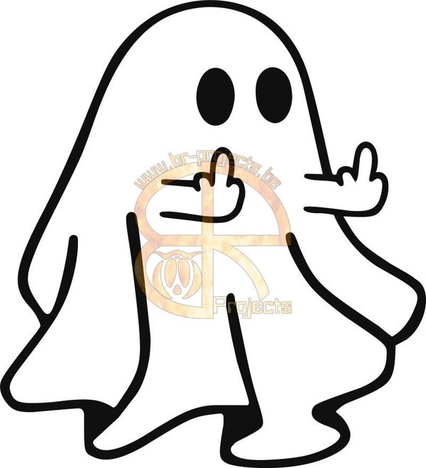 Car sticker F#ck spookje