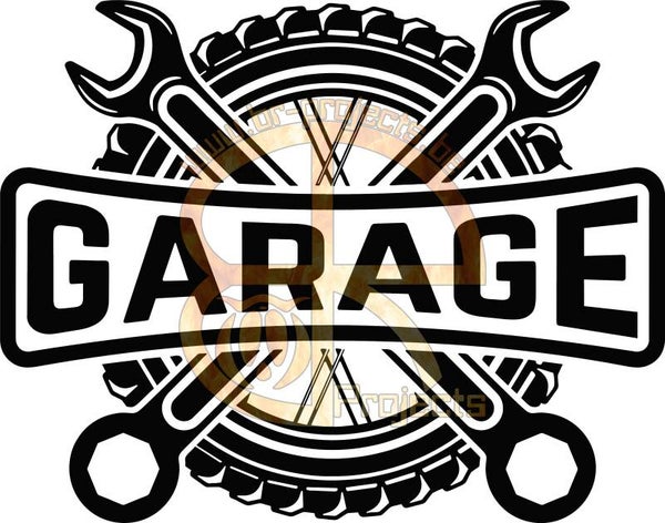 Car sticker Garage 1