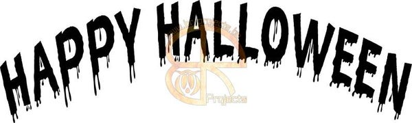 Happy Halloween Bloody Tekst