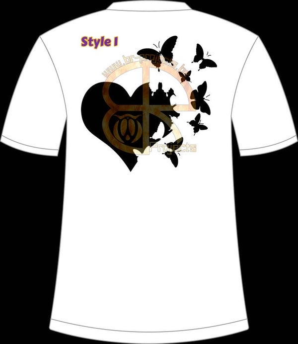Hart with butterflies