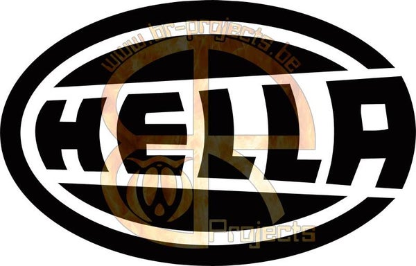 Car sticker Hella Logo