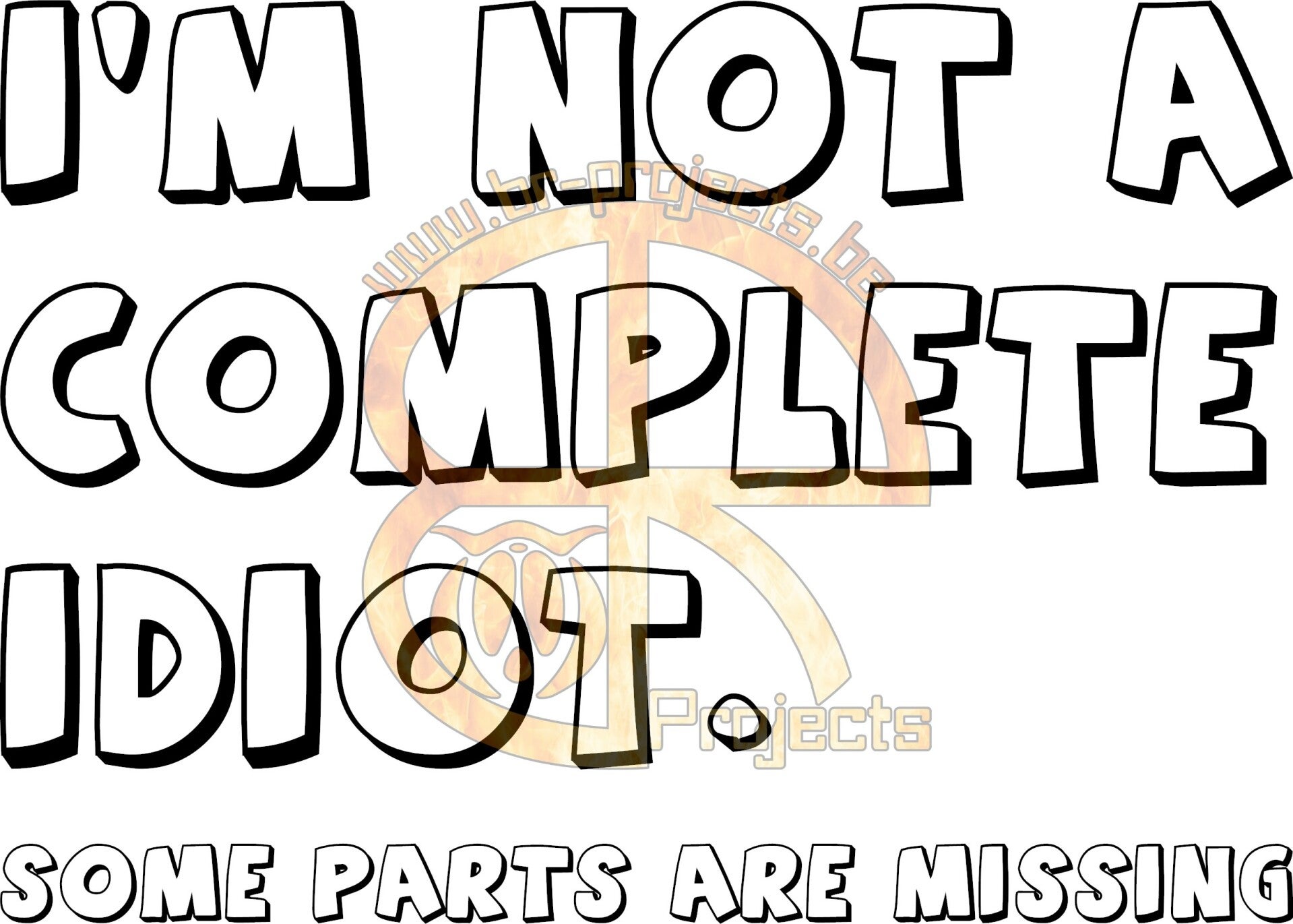 I'm not a complete idiot
