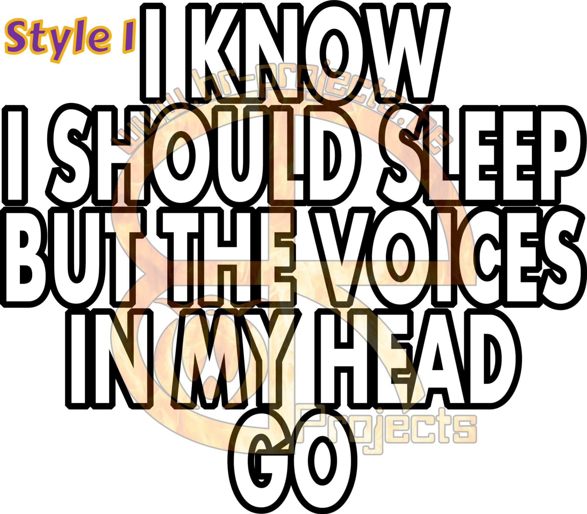I know i should sleep but the voices in my head go