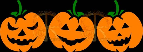 Jack-o-lantern stickers