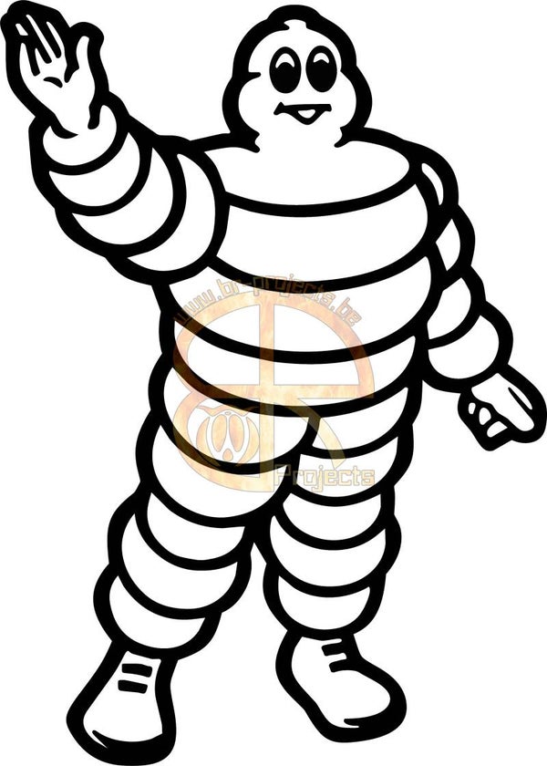 Car sticker Michelin pop 3