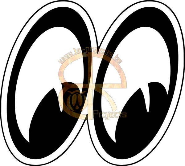 Car sticker Mooneyes