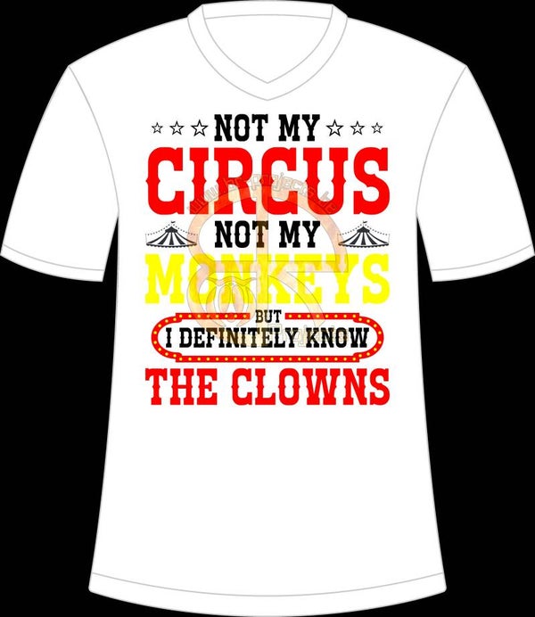Not my circus not my monkeys in colour