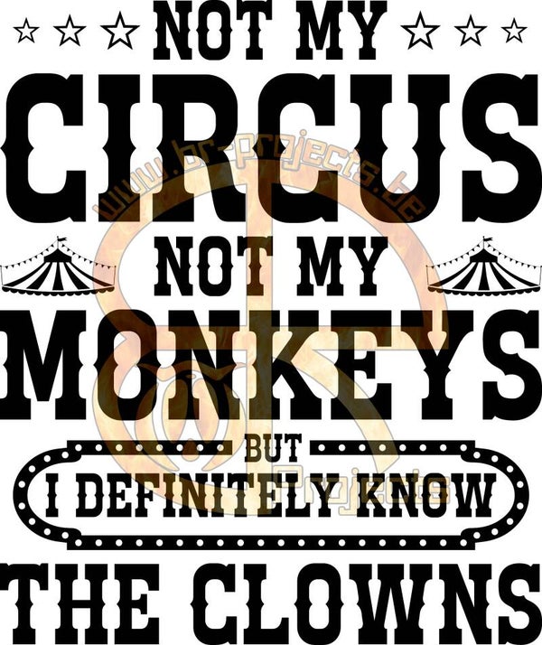 Not my circus not my monkeys