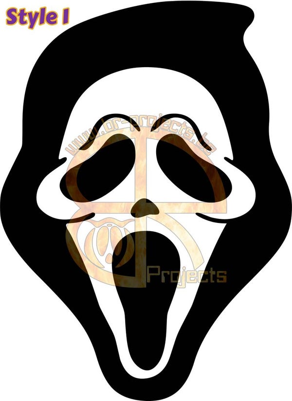 Screem Head sticker.