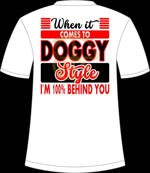 When it comes to doggy style in colour.