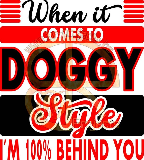 When it comes to doggy style in colour.