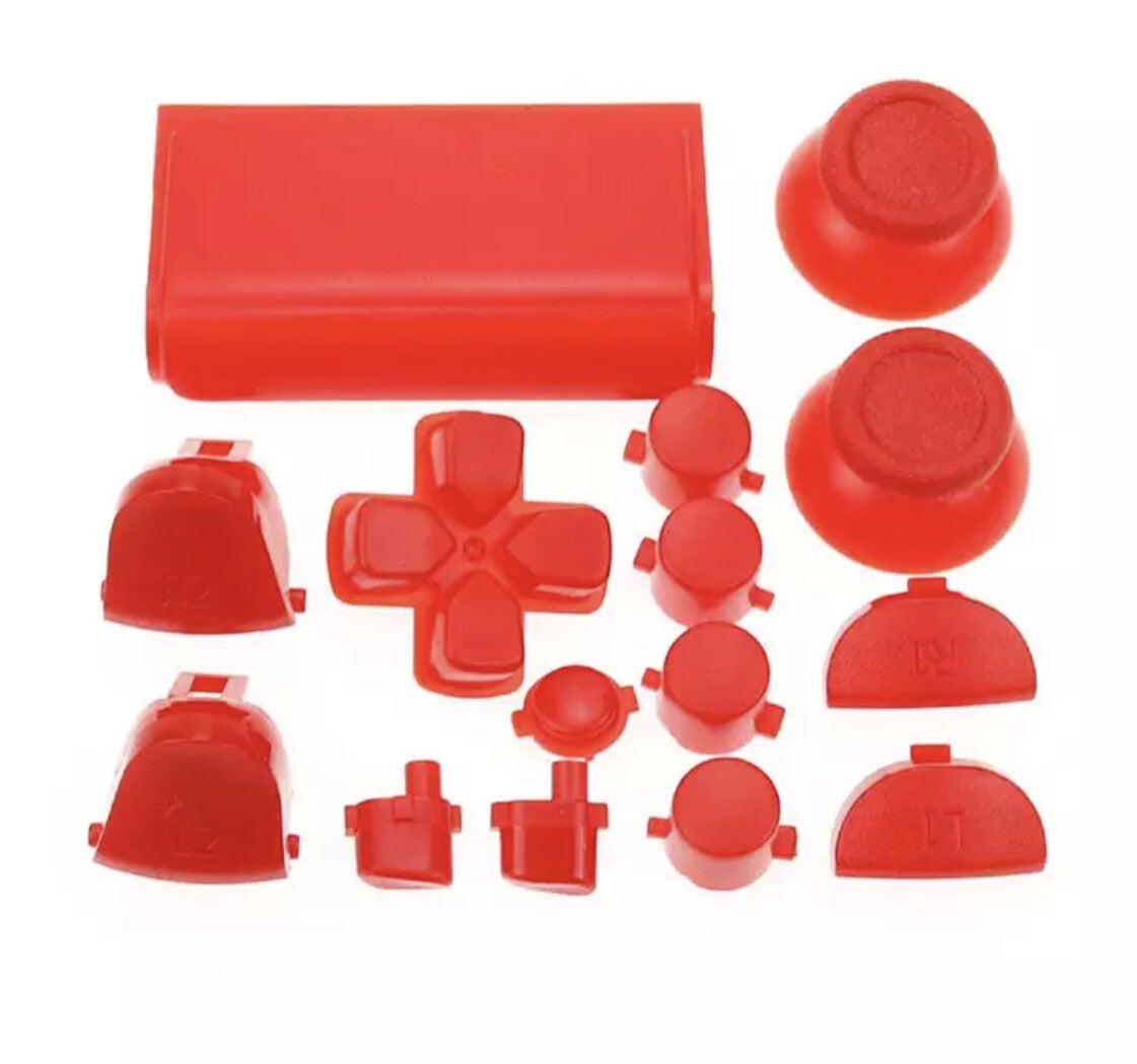 Knoppen set DualShock 4 V2 - ROOD