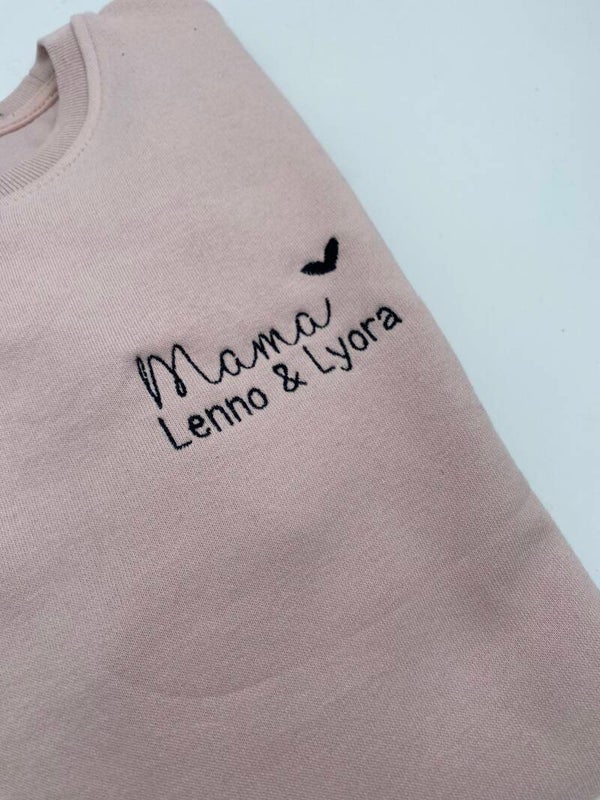 Geborduurde sweater Vrouw