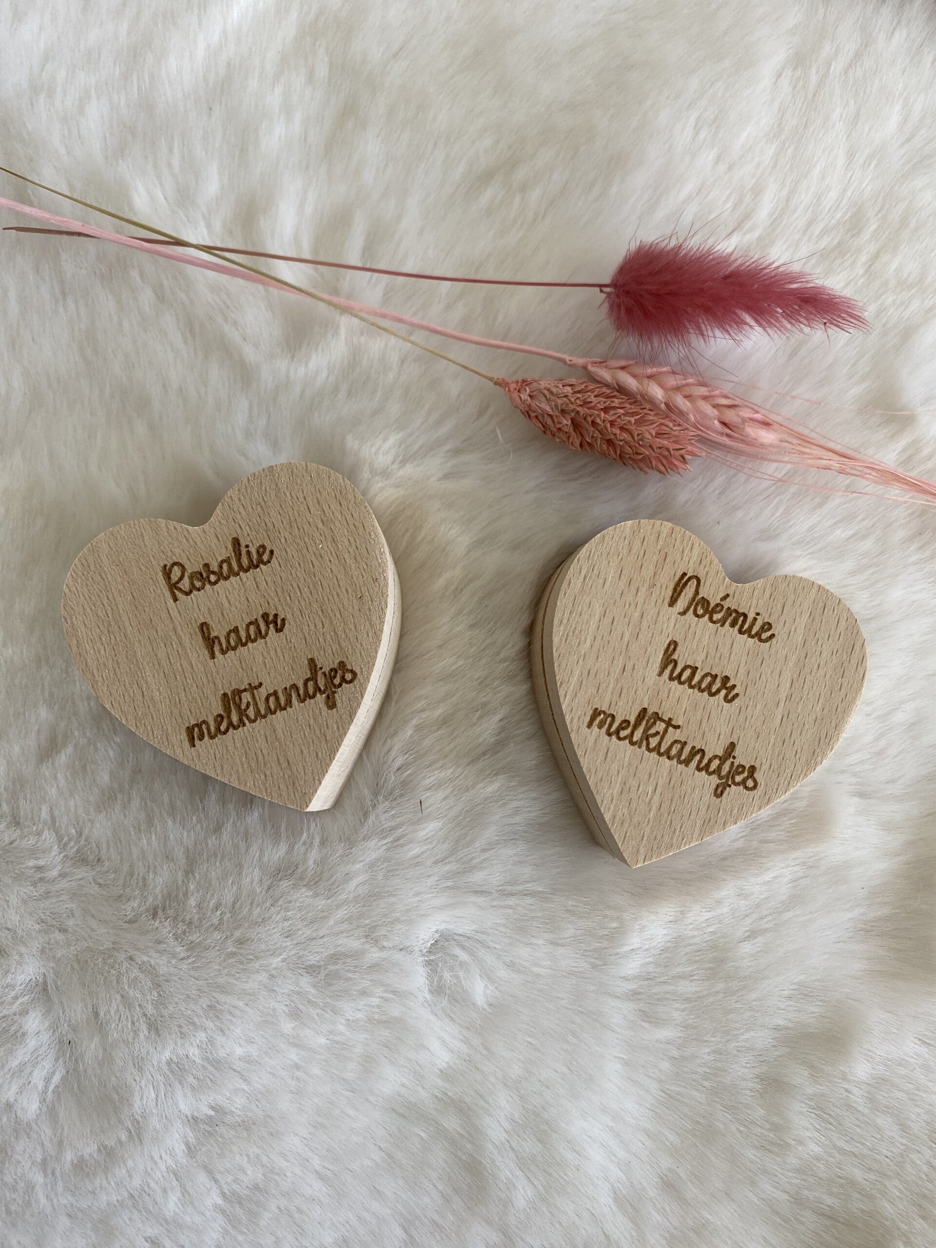 Melktanddoosje gegraveerd