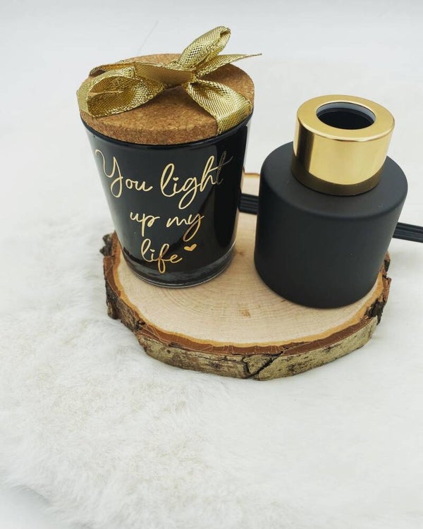 Huisparfum + geurkaarsje