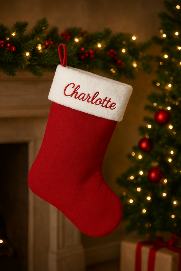 Kerstsok met naam