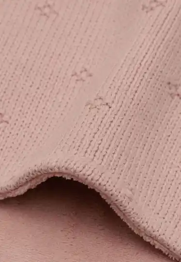 Dekentje Cosy Knit fleece- Wild Rose