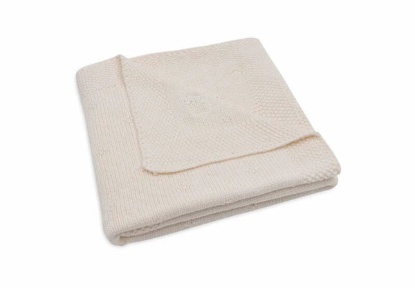 Dekentje Cosy knit Ivory