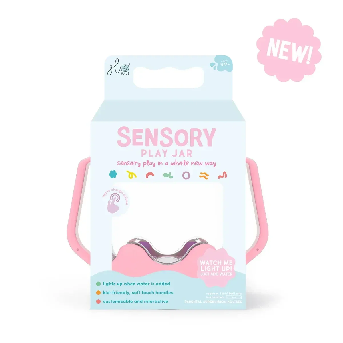 Glo Pals: Sensory Jar Bubble gum