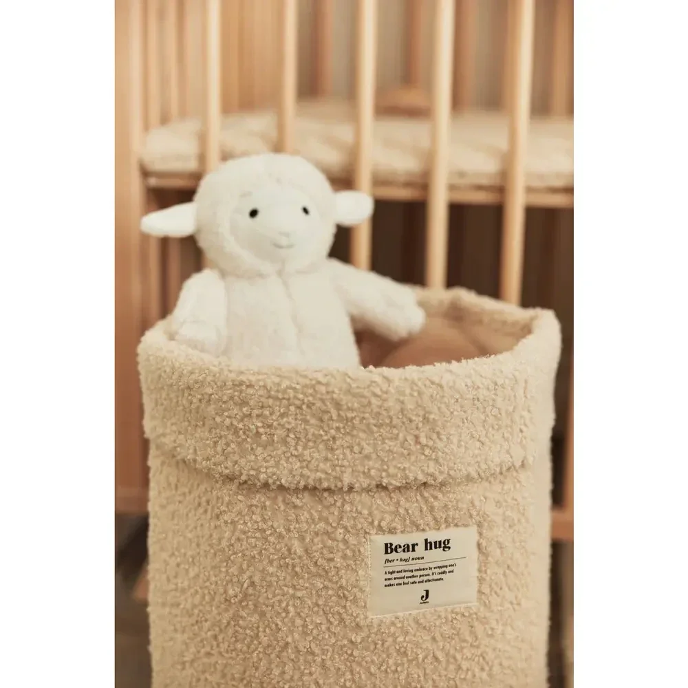 Jollein Opbergmand naturel/biscuit- met naam