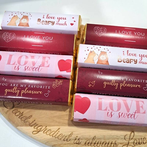 Chocolade repen Valentijn