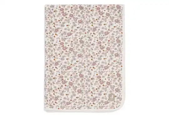 Deken wieg Jersey Retro Flowers