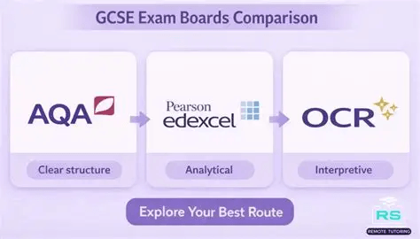 French GCSE Exam Boards comparison graphic.