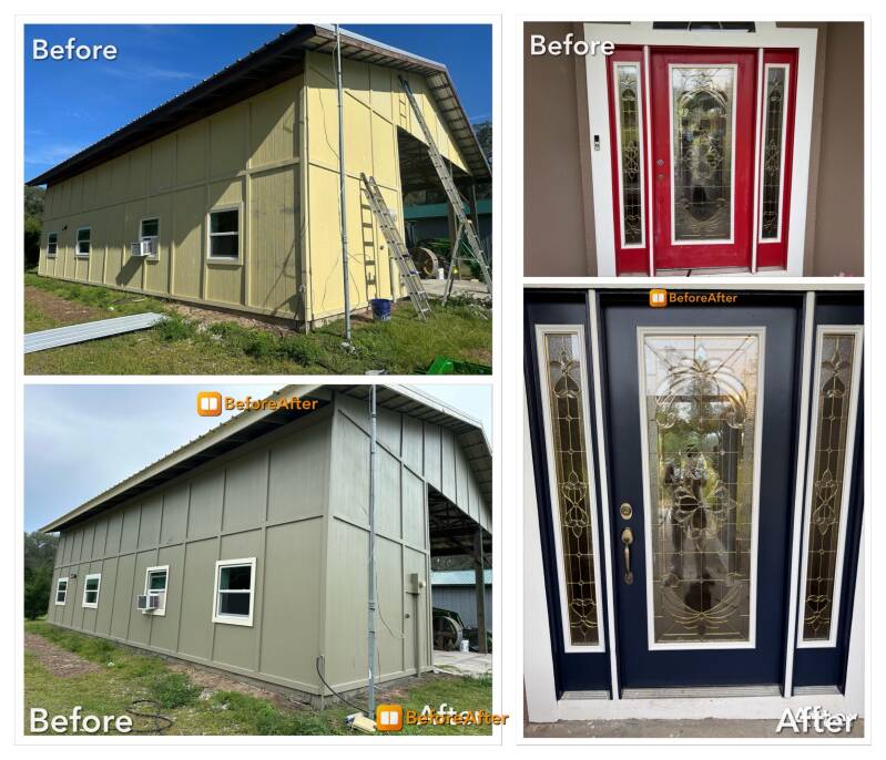 Trim and Door Repaint  