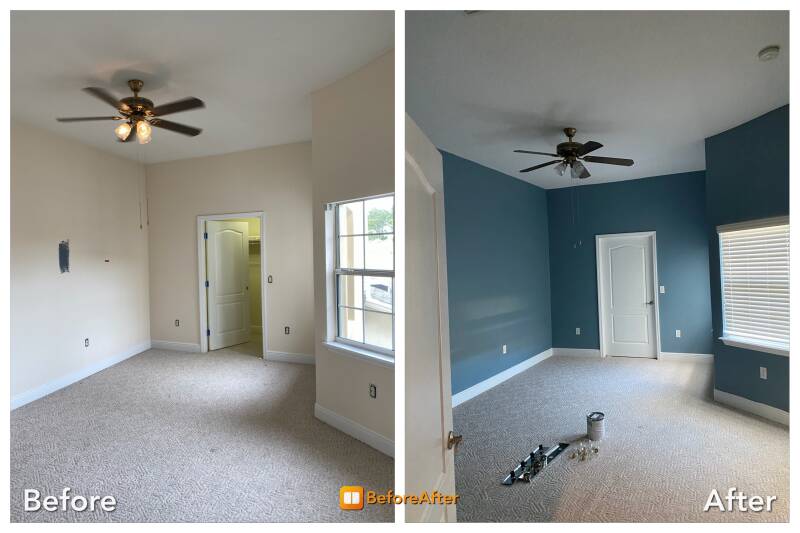 Eustis Master Bedroom  Repaint