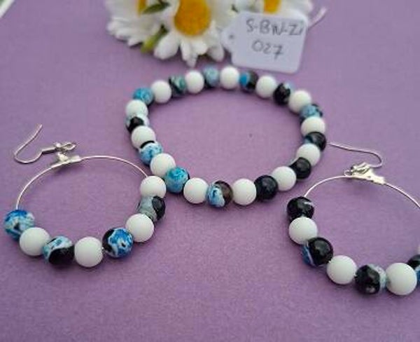 Armband en oorbellen. S-BW-ZI-027